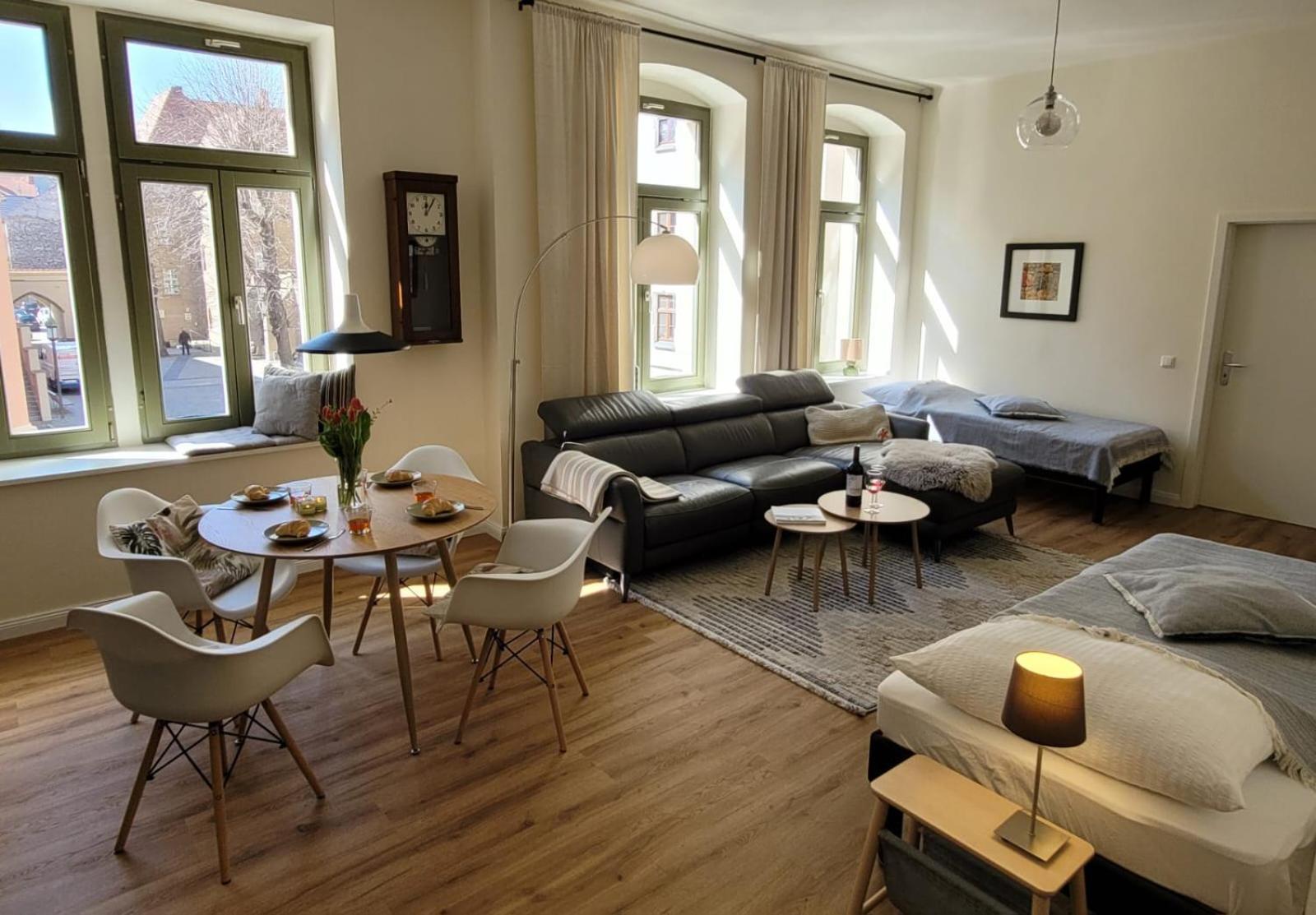 Cosel Apartment Altstadt Radfahrer Balkon Meissen Bagian luar foto