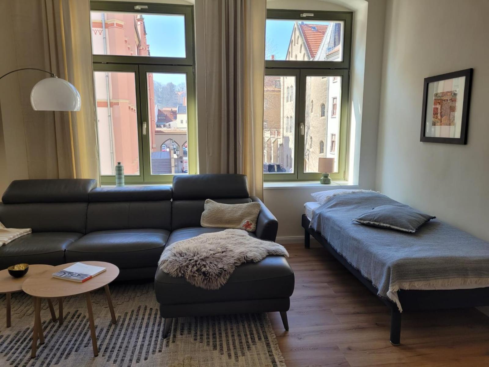 Cosel Apartment Altstadt Radfahrer Balkon Meissen Bagian luar foto