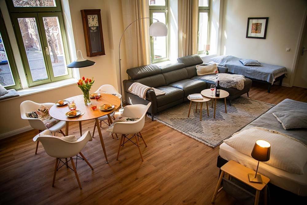 Cosel Apartment Altstadt Radfahrer Balkon Meissen Bagian luar foto